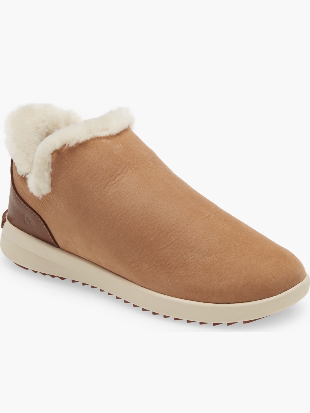 NEW OluKai Malua Hulu Genuine Shearling Waterproof Slip-On Sneakers